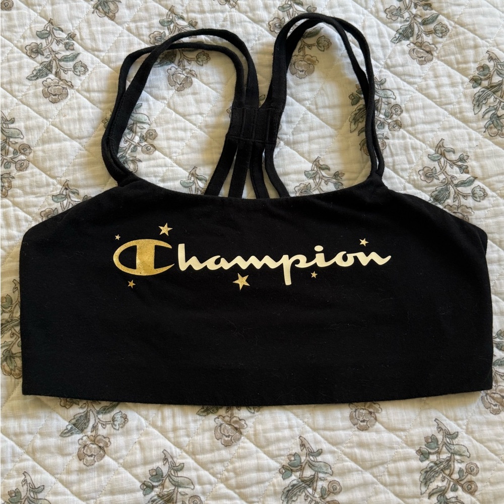 Champion Black Sports Bra